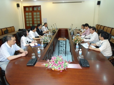 Buổi làm việc với Học viện Khoa học và Công nghệ Hoa Bắc, Trung Quốc Buổi làm việc với Học viện Khoa học và Công nghệ Hoa Bắc, Trung Quốc